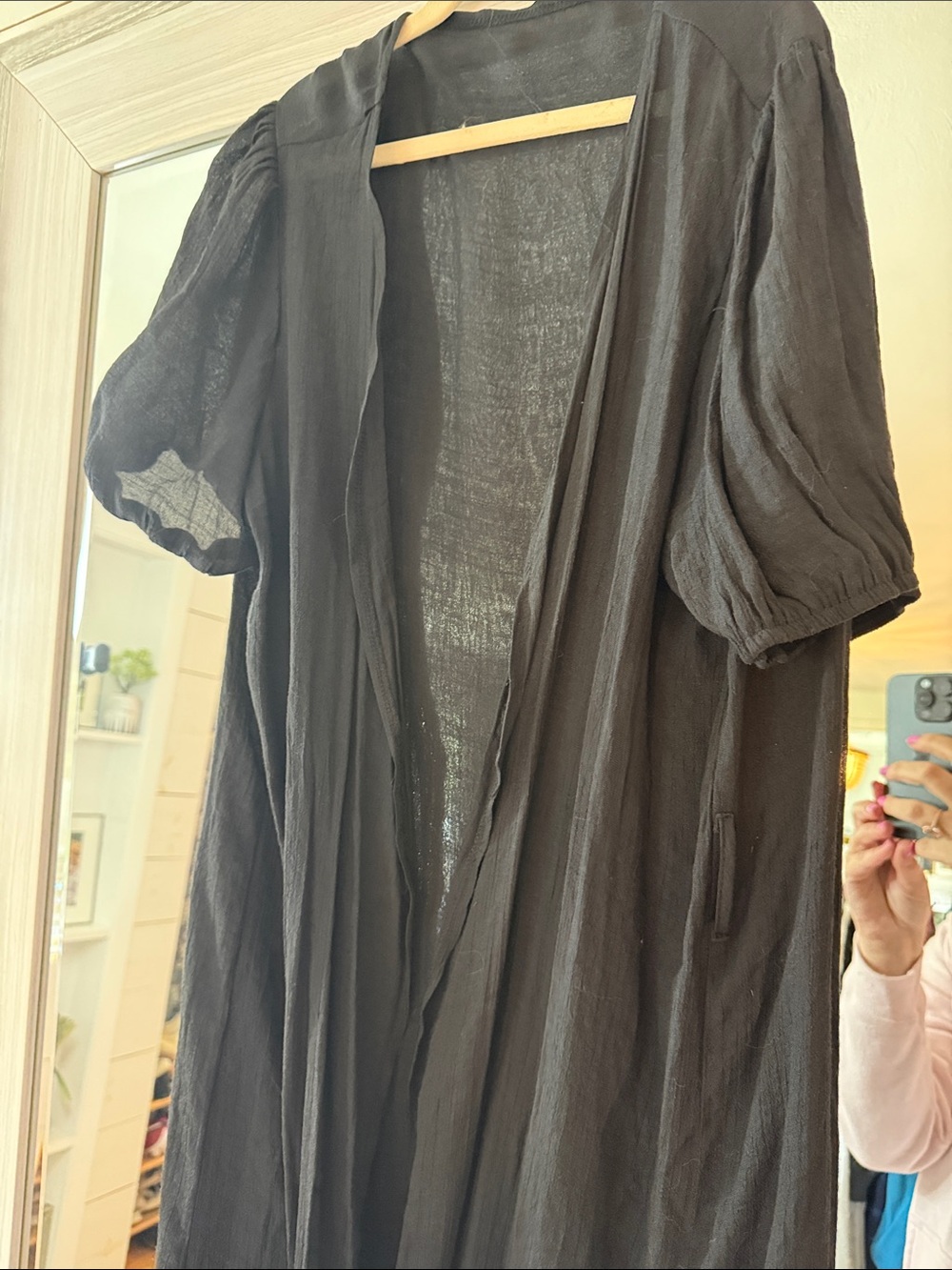 Cupshe Black Breezy Maxi Cover-Up Dress - Picture 4 of 7